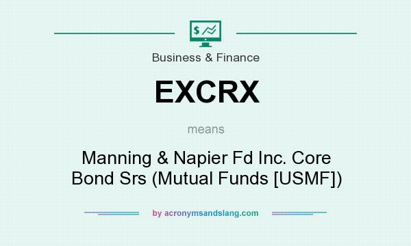 What does EXCRX mean? It stands for Manning & Napier Fd Inc. Core Bond Srs (Mutual Funds [USMF])