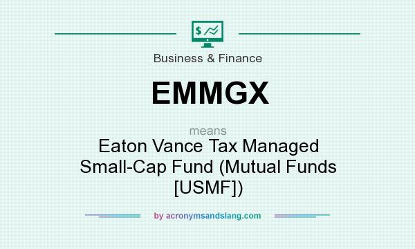 What does EMMGX mean? It stands for Eaton Vance Tax Managed Small-Cap Fund (Mutual Funds [USMF])