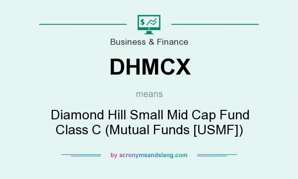 What does DHMCX mean? It stands for Diamond Hill Small Mid Cap Fund Class C (Mutual Funds [USMF])