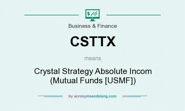 What does CSTTX mean? It stands for Crystal Strategy Absolute Incom (Mutual Funds [USMF])