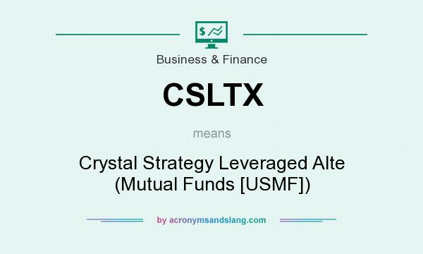 What does CSLTX mean? It stands for Crystal Strategy Leveraged Alte (Mutual Funds [USMF])