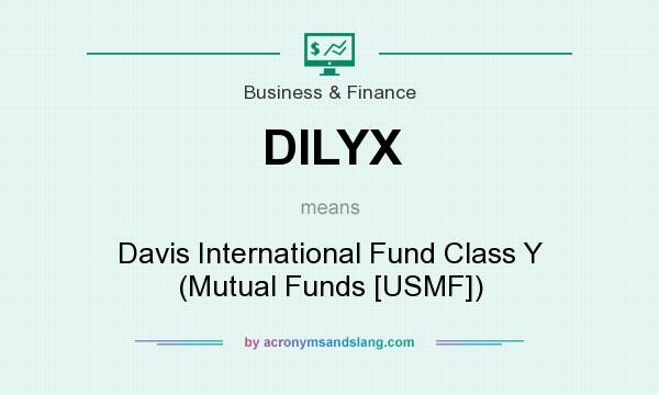 What does DILYX mean? It stands for Davis International Fund Class Y (Mutual Funds [USMF])