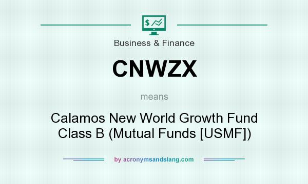 What does CNWZX mean? It stands for Calamos New World Growth Fund Class B (Mutual Funds [USMF])