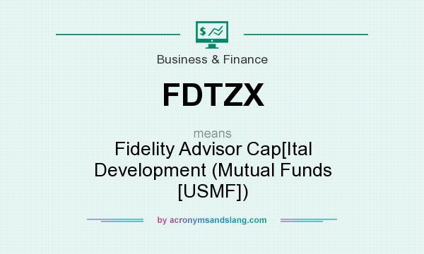 What does FDTZX mean? It stands for Fidelity Advisor Cap[Ital Development (Mutual Funds [USMF])