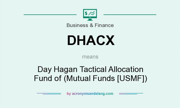 What does DHACX mean? It stands for Day Hagan Tactical Allocation Fund of (Mutual Funds [USMF])