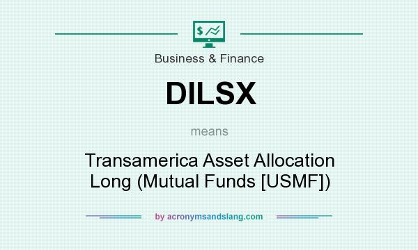 What does DILSX mean? It stands for Transamerica Asset Allocation Long (Mutual Funds [USMF])