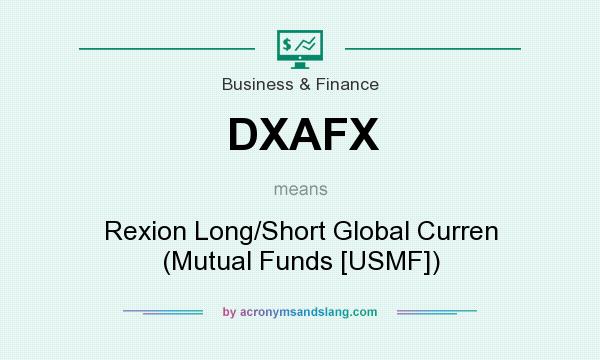 What does DXAFX mean? It stands for Rexion Long/Short Global Curren (Mutual Funds [USMF])