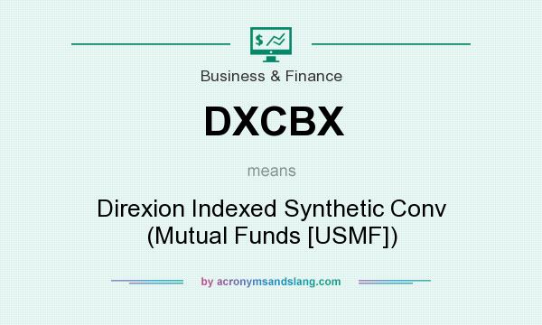What does DXCBX mean? It stands for Direxion Indexed Synthetic Conv (Mutual Funds [USMF])