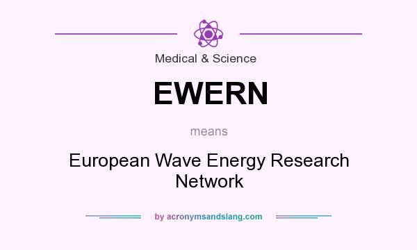 What does EWERN mean? It stands for European Wave Energy Research Network
