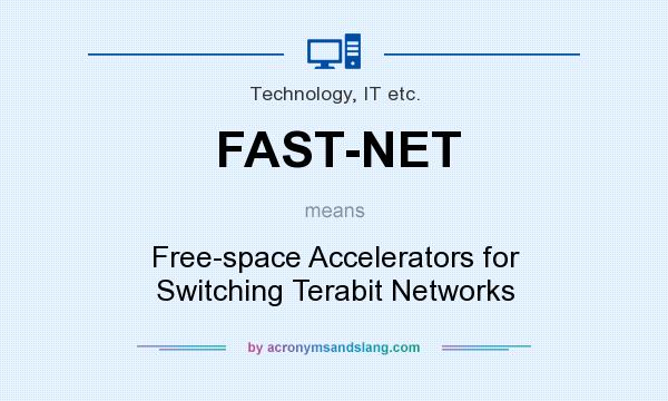 What does FAST-NET mean? It stands for Free-space Accelerators for Switching Terabit Networks