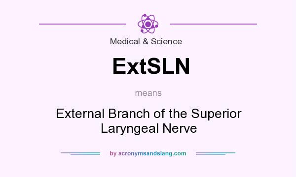 What does ExtSLN mean? It stands for External Branch of the Superior Laryngeal Nerve