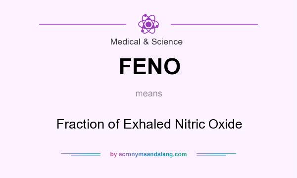 What does FENO mean? It stands for Fraction of Exhaled Nitric Oxide