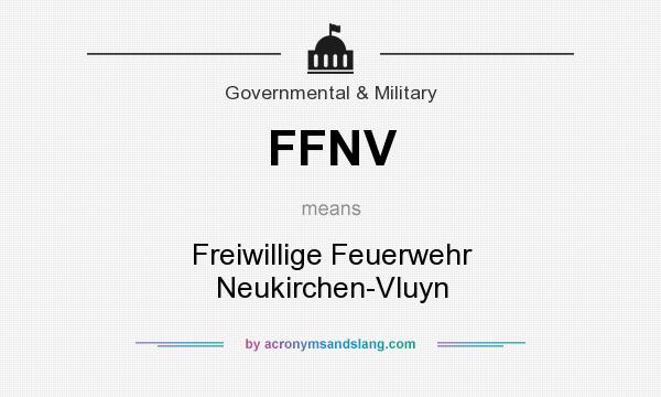 What does FFNV mean? It stands for Freiwillige Feuerwehr Neukirchen-Vluyn
