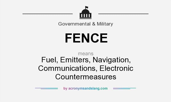 What does FENCE mean? It stands for Fuel, Emitters, Navigation, Communications, Electronic Countermeasures