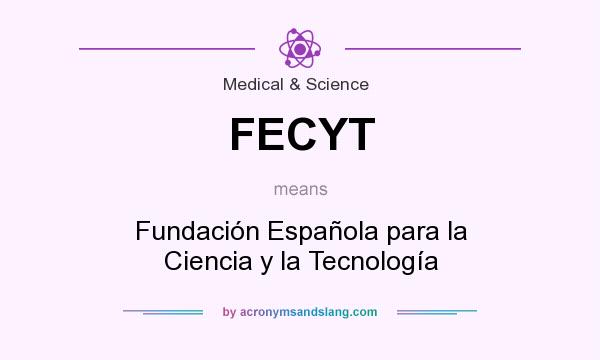 What does FECYT mean? It stands for Fundación Española para la Ciencia y la Tecnología