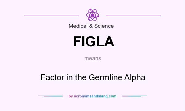 What does FIGLA mean? It stands for Factor in the Germline Alpha