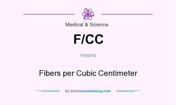 What does F/CC mean? It stands for Fibers per Cubic Centimeter