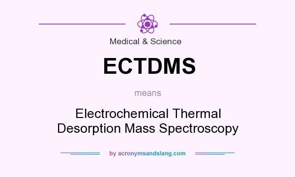 What does ECTDMS mean? It stands for Electrochemical Thermal Desorption Mass Spectroscopy