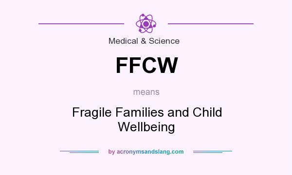 What does FFCW mean? It stands for Fragile Families and Child Wellbeing