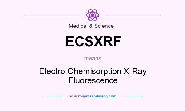 What does ECSXRF mean? It stands for Electro-Chemisorption X-Ray Fluorescence