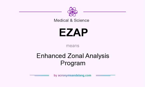 What does EZAP mean? It stands for Enhanced Zonal Analysis Program
