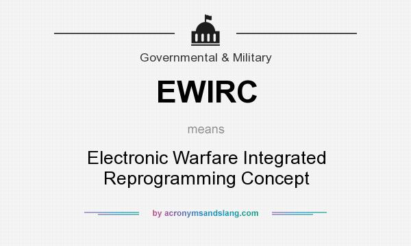 What does EWIRC mean? It stands for Electronic Warfare Integrated Reprogramming Concept