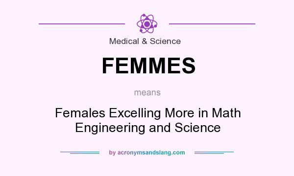 What does FEMMES mean? It stands for Females Excelling More in Math Engineering and Science