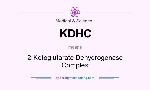 What does KDHC mean? It stands for 2-Ketoglutarate Dehydrogenase Complex