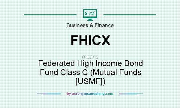 What does FHICX mean? It stands for Federated High Income Bond Fund Class C (Mutual Funds [USMF])