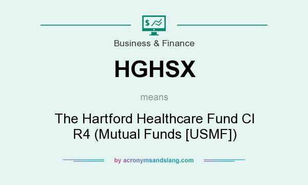 What does HGHSX mean? It stands for The Hartford Healthcare Fund Cl R4 (Mutual Funds [USMF])