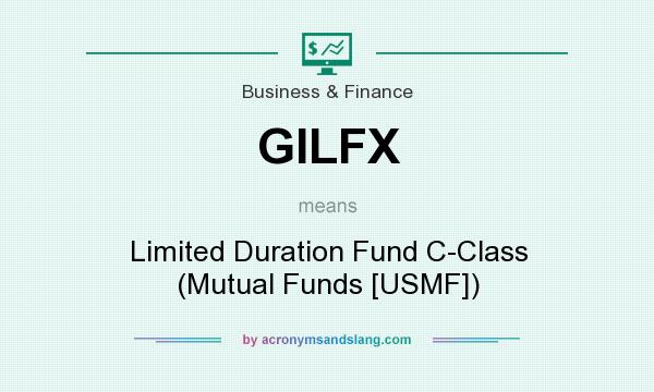 What does GILFX mean? It stands for Limited Duration Fund C-Class (Mutual Funds [USMF])