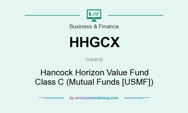 What does HHGCX mean? It stands for Hancock Horizon Value Fund Class C (Mutual Funds [USMF])