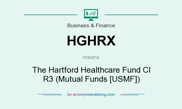 What does HGHRX mean? It stands for The Hartford Healthcare Fund Cl R3 (Mutual Funds [USMF])