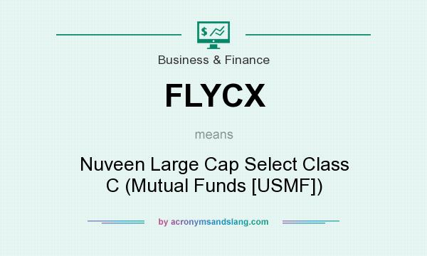 What does FLYCX mean? It stands for Nuveen Large Cap Select Class C (Mutual Funds [USMF])
