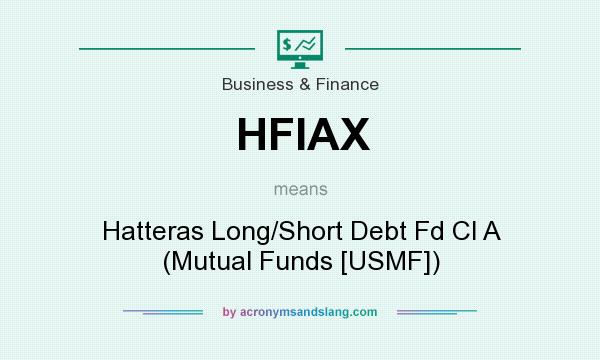 What does HFIAX mean? It stands for Hatteras Long/Short Debt Fd Cl A (Mutual Funds [USMF])