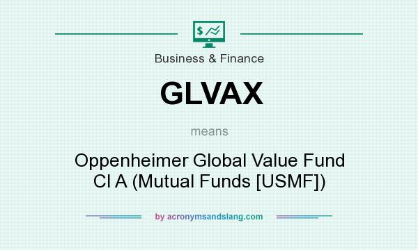 What does GLVAX mean? It stands for Oppenheimer Global Value Fund Cl A (Mutual Funds [USMF])