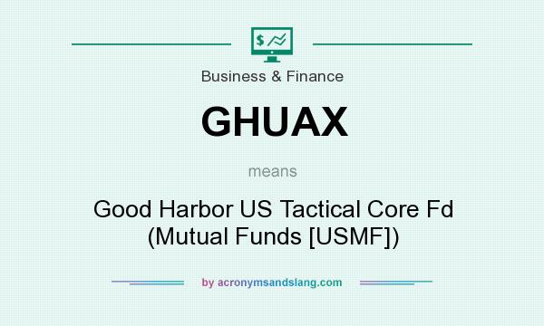 What does GHUAX mean? It stands for Good Harbor US Tactical Core Fd (Mutual Funds [USMF])