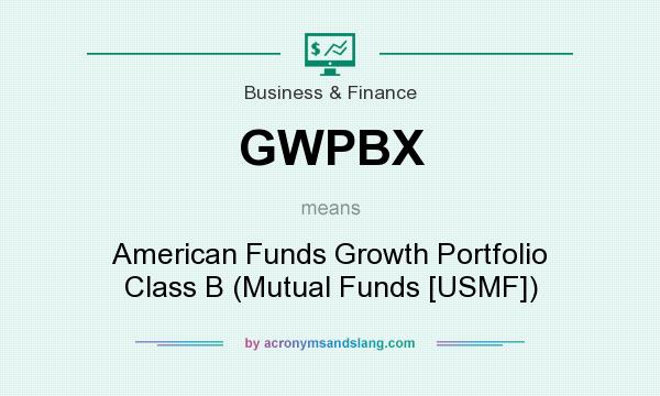 What does GWPBX mean? It stands for American Funds Growth Portfolio Class B (Mutual Funds [USMF])