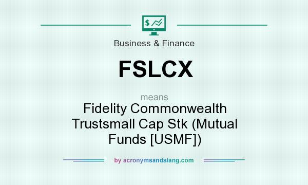 What does FSLCX mean? It stands for Fidelity Commonwealth Trustsmall Cap Stk (Mutual Funds [USMF])