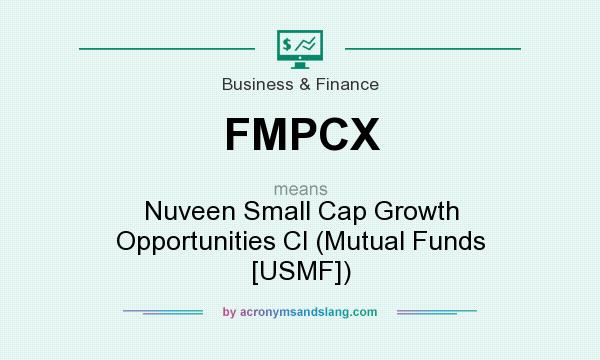 What does FMPCX mean? It stands for Nuveen Small Cap Growth Opportunities Cl (Mutual Funds [USMF])