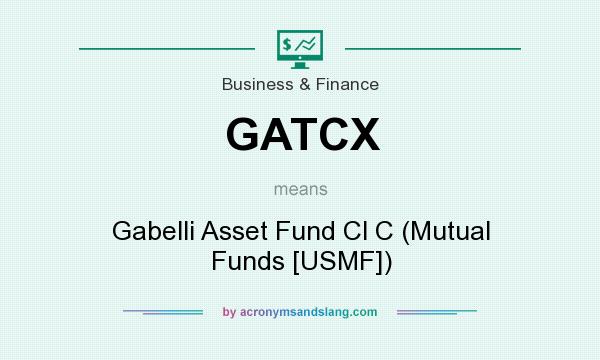 What does GATCX mean? It stands for Gabelli Asset Fund Cl C (Mutual Funds [USMF])