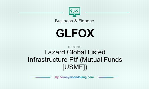 What does GLFOX mean? It stands for Lazard Global Listed Infrastructure Ptf (Mutual Funds [USMF])