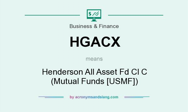 What does HGACX mean? It stands for Henderson All Asset Fd Cl C (Mutual Funds [USMF])