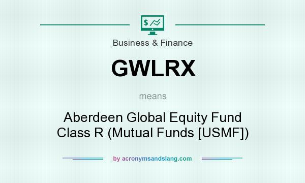 What does GWLRX mean? It stands for Aberdeen Global Equity Fund Class R (Mutual Funds [USMF])