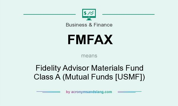 What does FMFAX mean? It stands for Fidelity Advisor Materials Fund Class A (Mutual Funds [USMF])