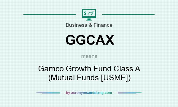 What does GGCAX mean? It stands for Gamco Growth Fund Class A (Mutual Funds [USMF])