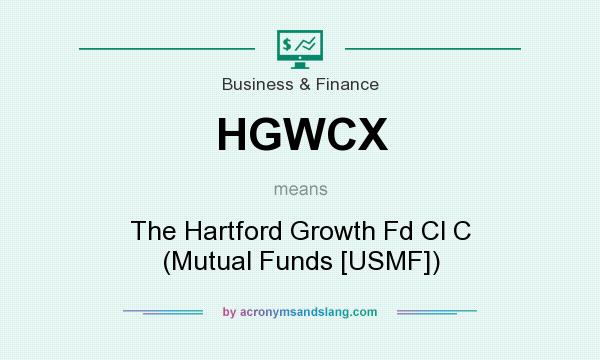 What does HGWCX mean? It stands for The Hartford Growth Fd Cl C (Mutual Funds [USMF])