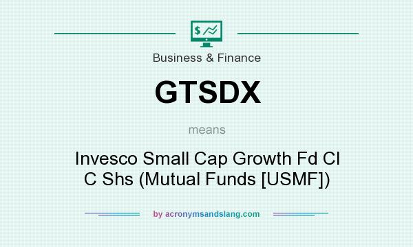 What does GTSDX mean? It stands for Invesco Small Cap Growth Fd Cl C Shs (Mutual Funds [USMF])