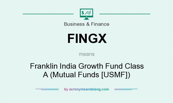 What does FINGX mean? It stands for Franklin India Growth Fund Class A (Mutual Funds [USMF])