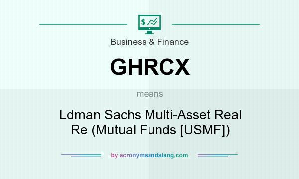 What does GHRCX mean? It stands for Ldman Sachs Multi-Asset Real Re (Mutual Funds [USMF])